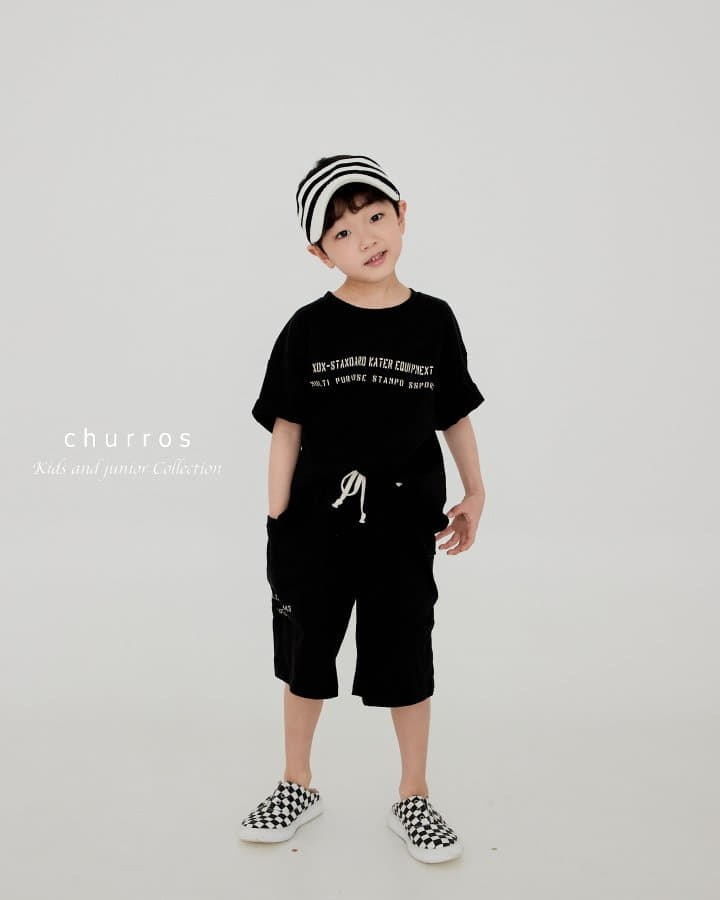 Churros - Korean Children Fashion - #prettylittlegirls - Stemp Lettering Tee - 5