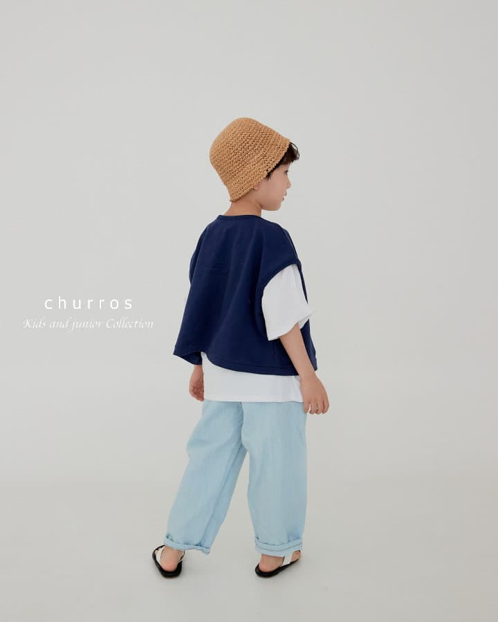 Churros - Korean Children Fashion - #prettylittlegirls - Overfit Vest - 8