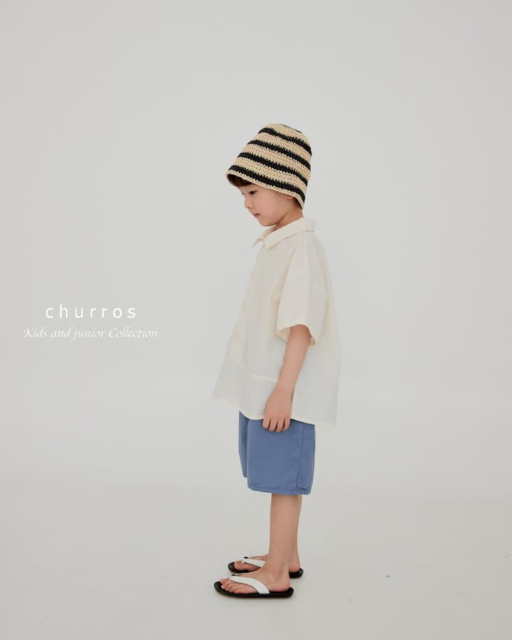 Churros - Korean Children Fashion - #minifashionista - Double Button Shirt - 4