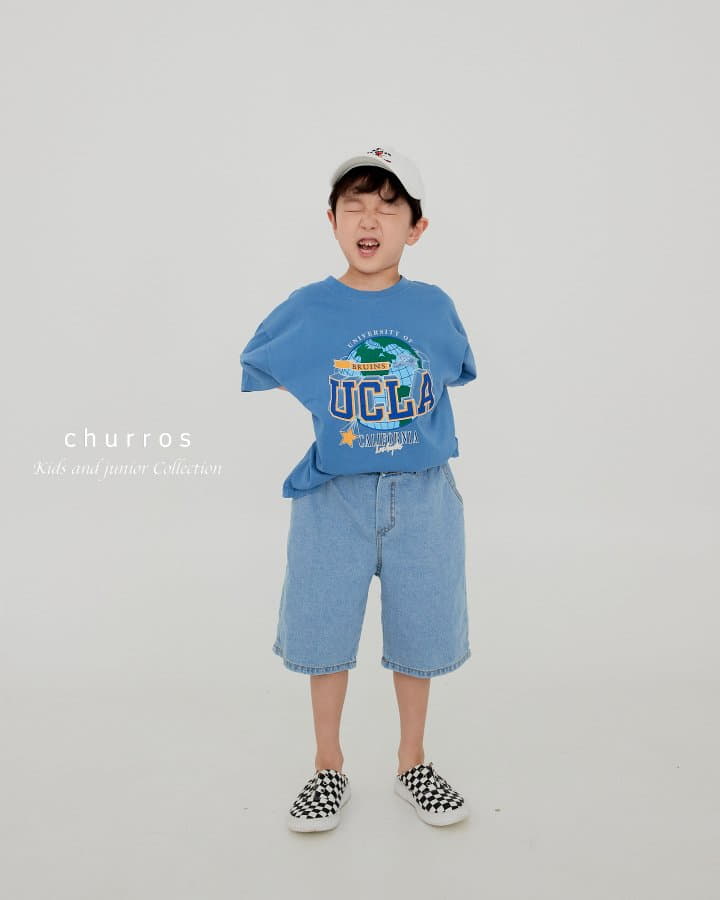 Churros - Korean Children Fashion - #prettylittlegirls - UCLA Paint Tee - 2