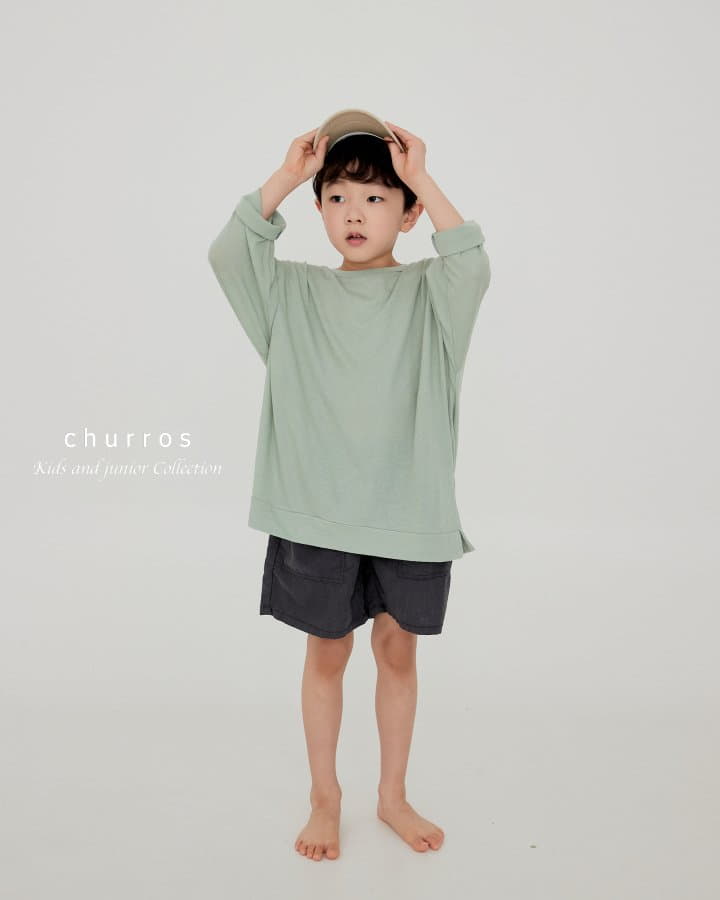 Churros - Korean Children Fashion - #stylishchildhood - Square Pocket Shorts - 2