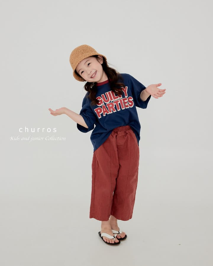 Churros - Korean Children Fashion - #todddlerfashion - Slit Line Pants - 2