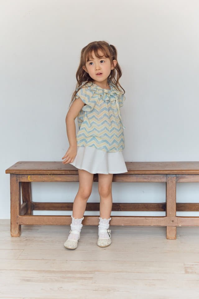Coco Ribbon - Korean Children Fashion - #Kfashion4kids - Wave Blouse - 12