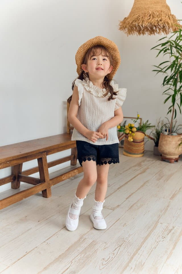 Coco Ribbon - Korean Children Fashion - #childrensboutique - Embo Blouse - 9