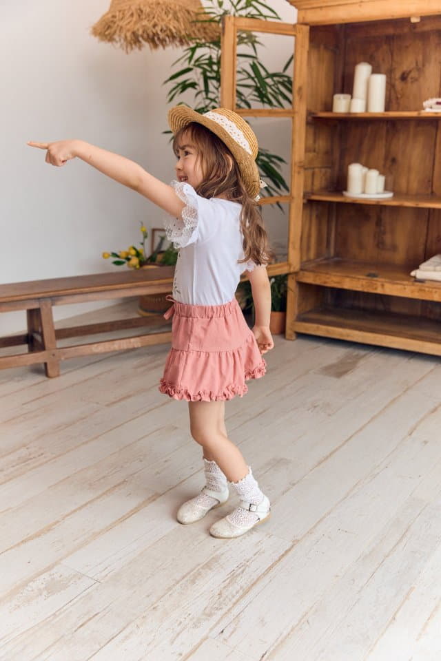 Coco Ribbon - Korean Children Fashion - #designkidswear - Less Barnie Tee - 3