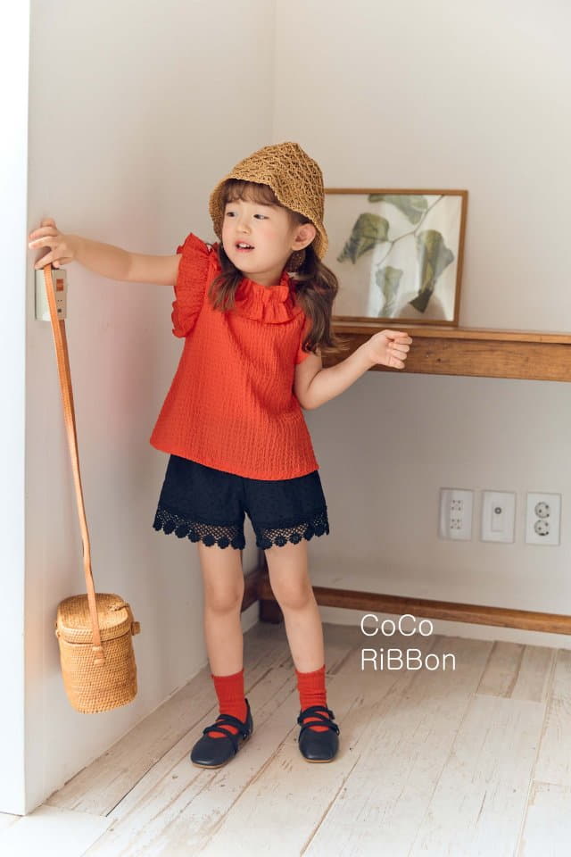 Coco Ribbon - Korean Children Fashion - #discoveringself - Embo Blouse - 11