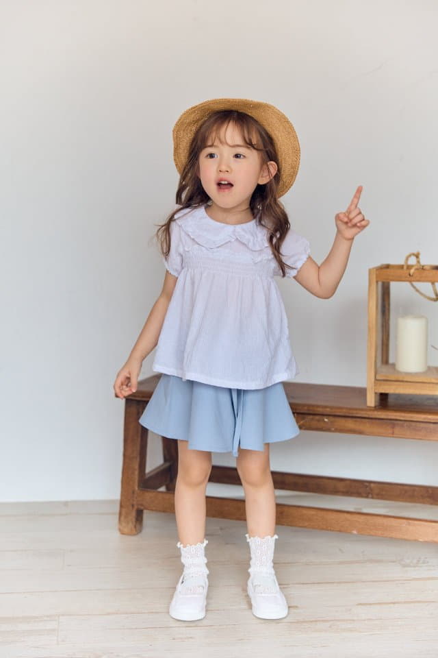 Coco Ribbon - Korean Children Fashion - #fashionkids - Elly Collar Blouse
