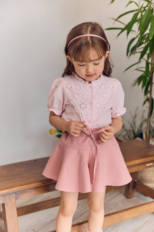 Coco Ribbon - Korean Children Fashion - #kidsshorts - Roren Blouse