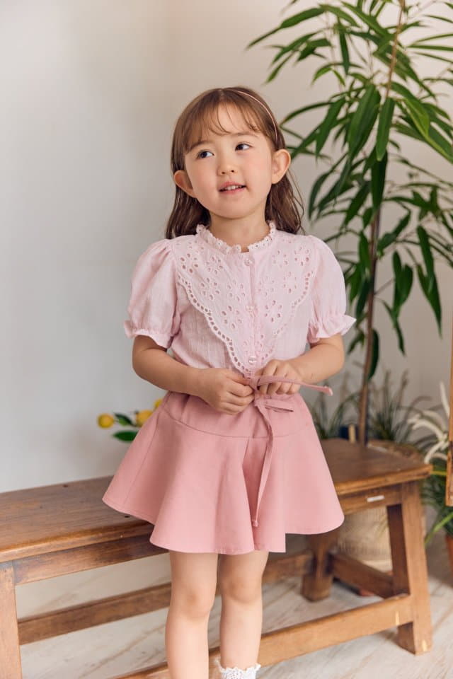 Coco Ribbon - Korean Children Fashion - #kidsstore - Roren Blouse - 2
