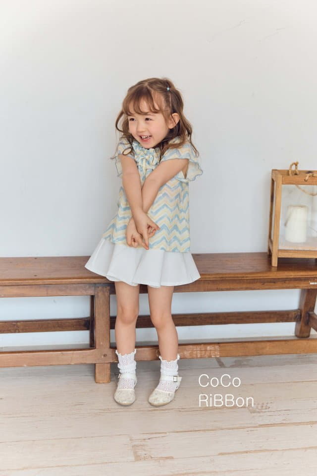 Coco Ribbon - Korean Children Fashion - #kidzfashiontrend - Wave Blouse - 11