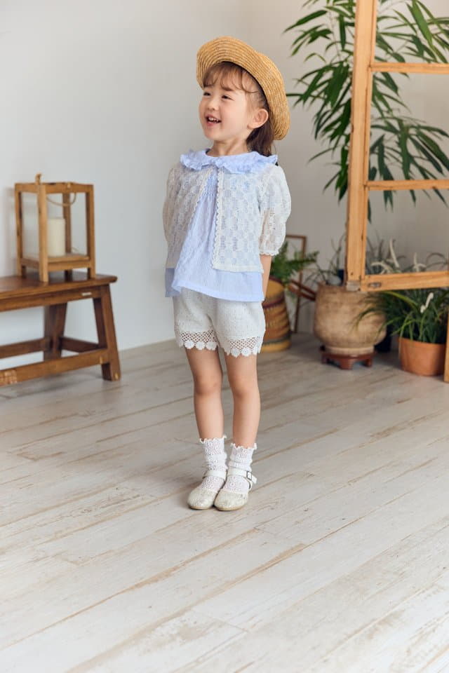 Coco Ribbon - Korean Children Fashion - #kidzfashiontrend - Lace Cardigan - 5