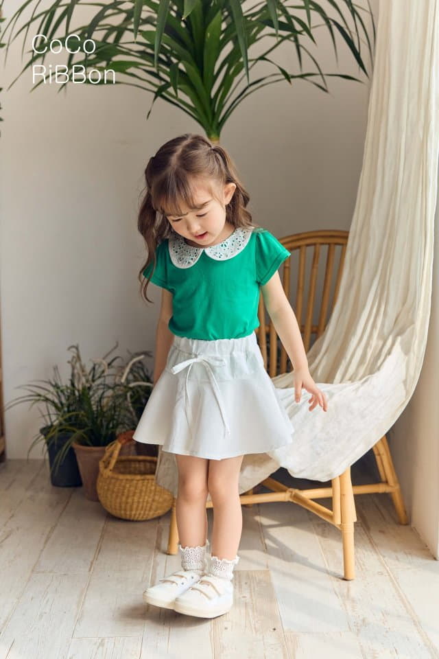 Coco Ribbon - Korean Children Fashion - #magicofchildhood - Collar Tee - 12