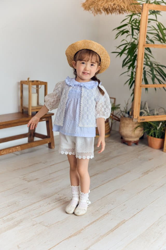 Coco Ribbon - Korean Children Fashion - #minifashionista - Lace Cardigan - 9