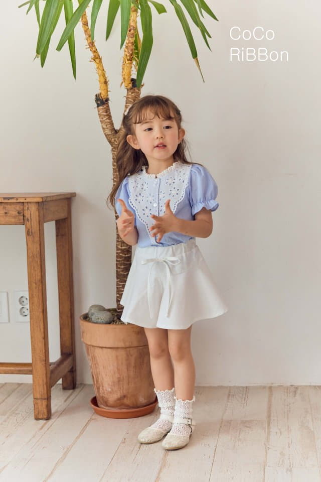 Coco Ribbon - Korean Children Fashion - #stylishchildhood - Roren Blouse - 11