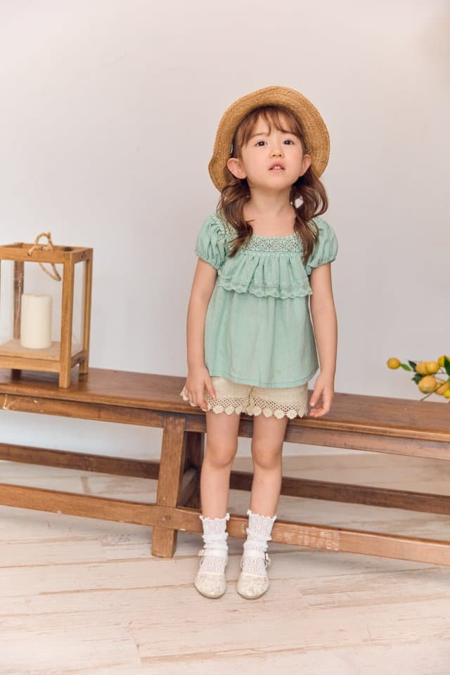 Coco Ribbon - Korean Children Fashion - #stylishchildhood - Lace Pants - 9