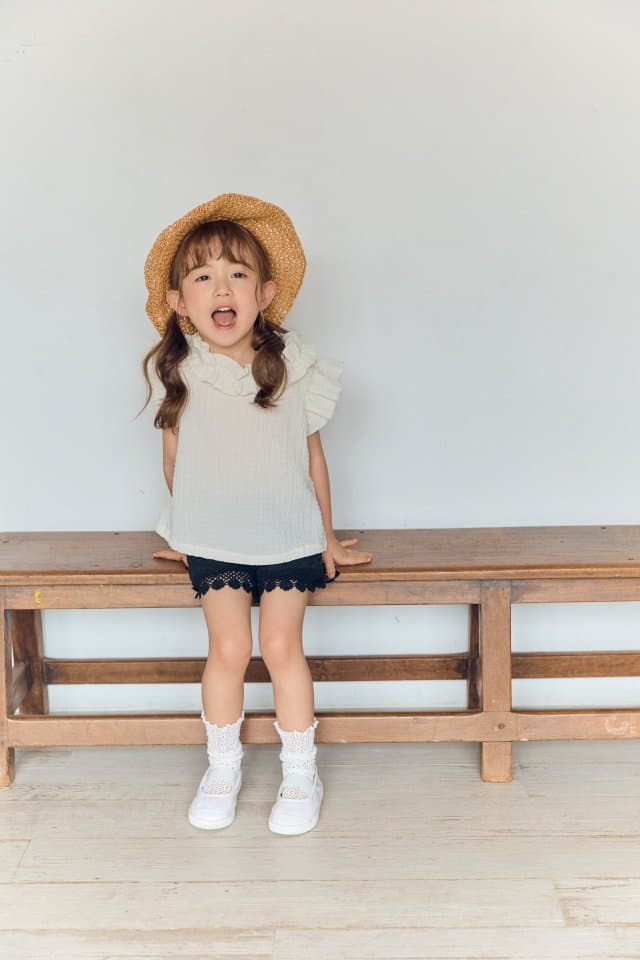 Coco Ribbon - Korean Children Fashion - #todddlerfashion - Embo Blouse - 5