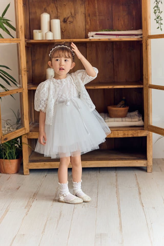 Coco Ribbon - Korean Children Fashion - #todddlerfashion - Lace Cardigan - 11