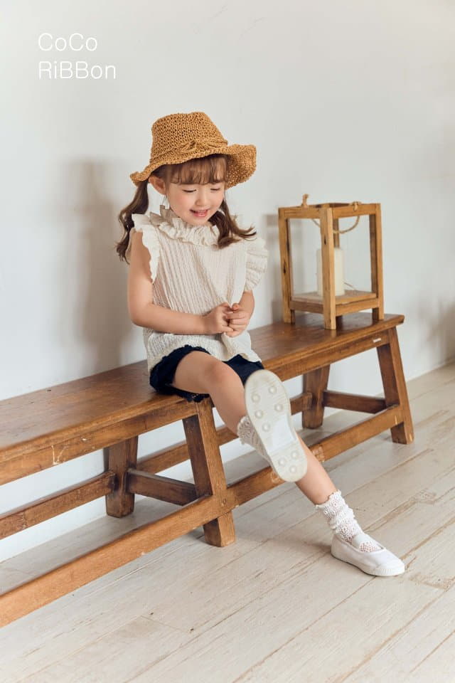 Coco Ribbon - Korean Children Fashion - #toddlerclothing - Embo Blouse - 6