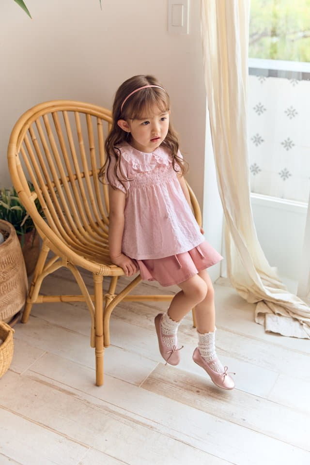 Coco Ribbon - Korean Children Fashion - #toddlerclothing - Elly Collar Blouse - 11