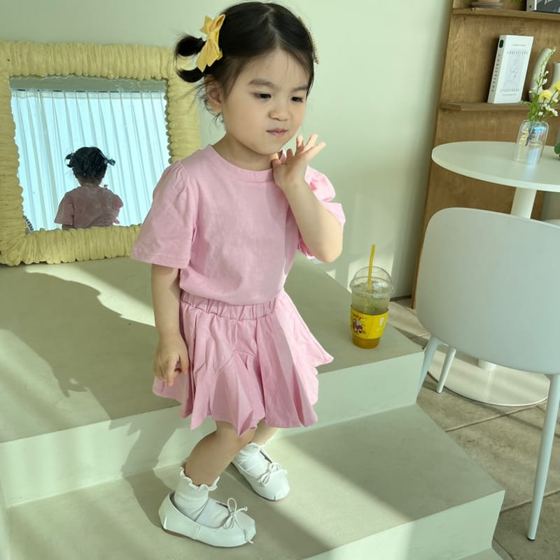 Color - Korean Children Fashion - #kidsstore - Bagle Top Bottom Set - 6