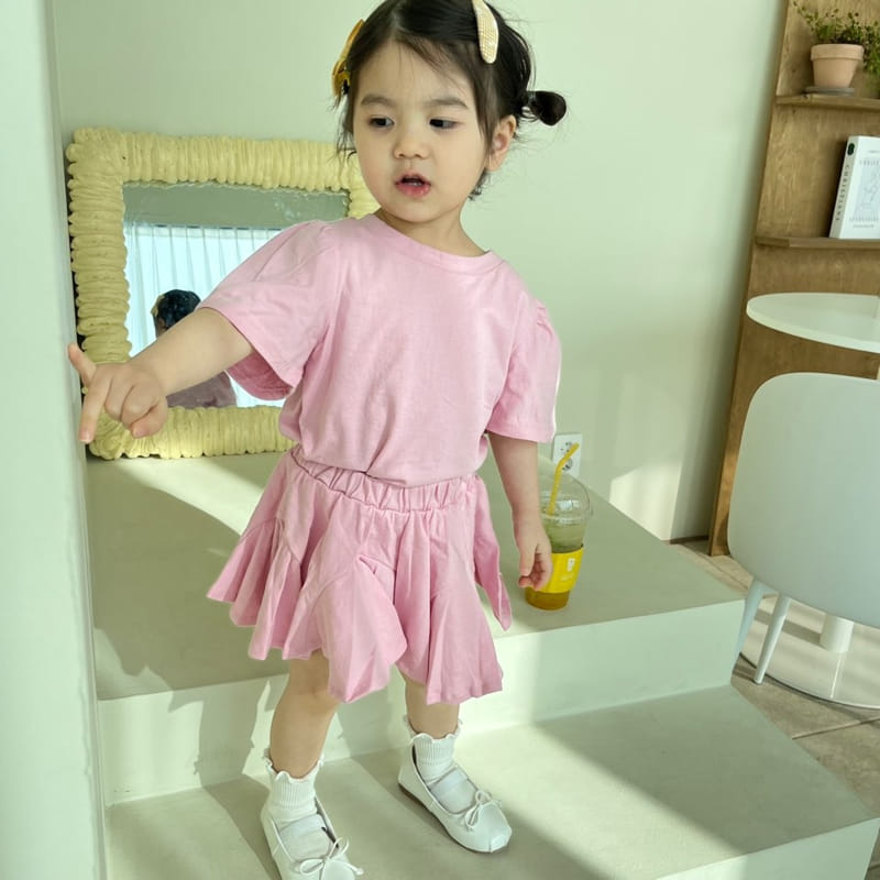 Color - Korean Children Fashion - #kidzfashiontrend - Bagle Top Bottom Set - 7