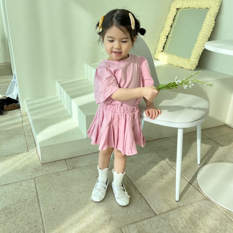 Color - Korean Children Fashion - #minifashionista - Bagle Top Bottom Set - 11