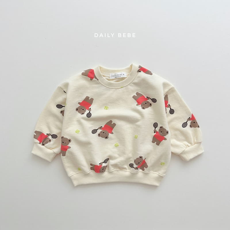 Daily Bebe - Korean Children Fashion - #discoveringself - Bear Shorts Top Bottom Set - 6