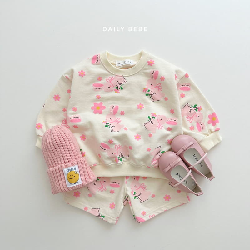 Daily Bebe - Korean Children Fashion - #prettylittlegirls - Bear Shorts Top Bottom Set