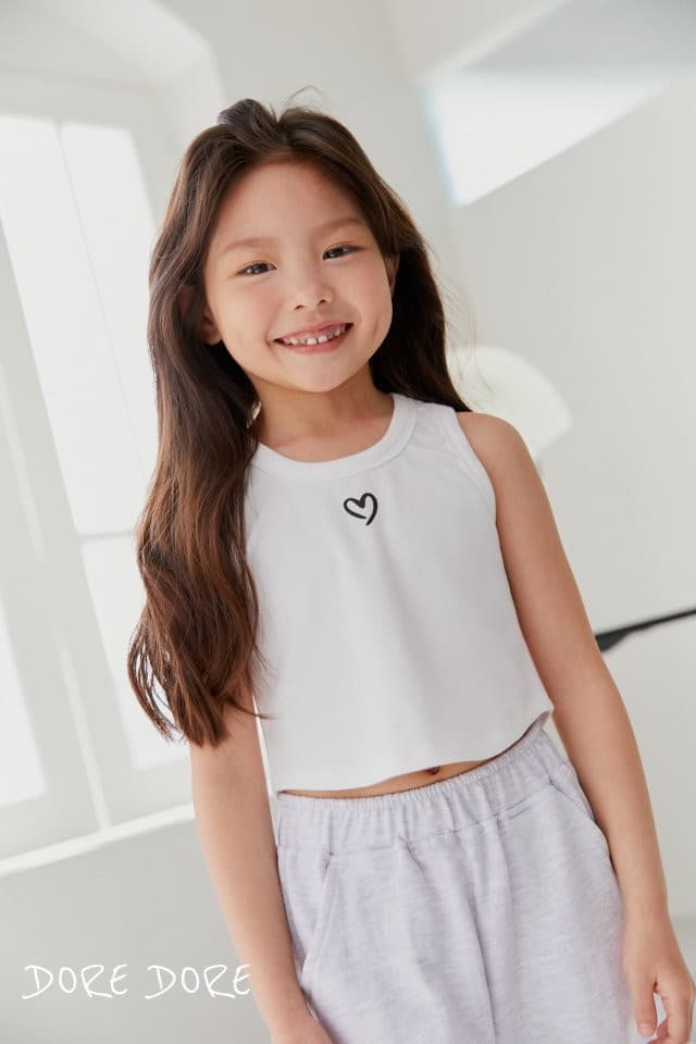 Dore Dore - Korean Children Fashion - #Kfashion4kids - Heart Crop Tee - 6