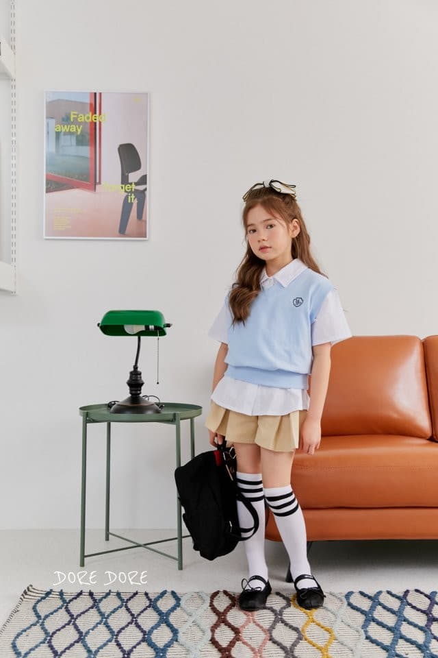Dore Dore - Korean Children Fashion - #Kfashion4kids - Mini Embroidery Vest