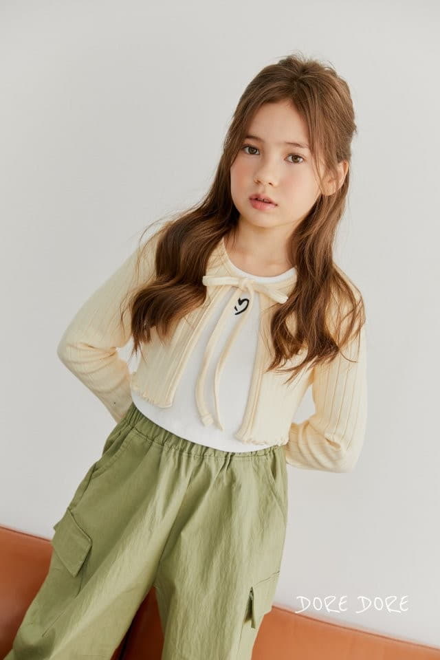Dore Dore - Korean Children Fashion - #Kfashion4kids - Petie Rib Cardigan - 2