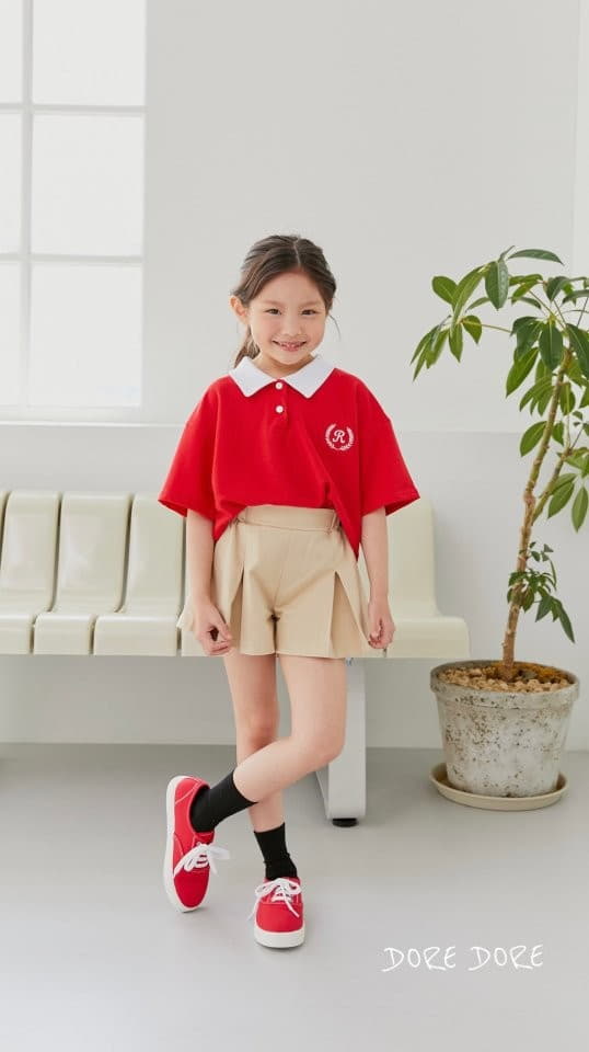 Dore Dore - Korean Children Fashion - #Kfashion4kids - R Embrodiery Tee - 11