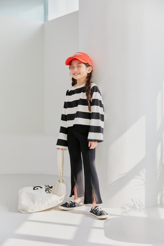 Dore Dore - Korean Children Fashion - #childofig - Slit Jeggings - 3
