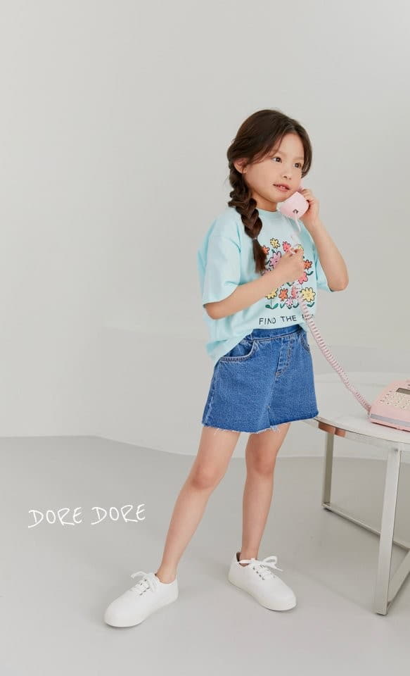 Dore Dore - Korean Children Fashion - #childofig - Flower TEe - 9