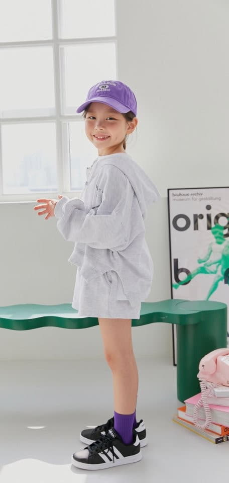 Dore Dore - Korean Children Fashion - #childofig - Unbal Crop Hoody Zip-up - 9