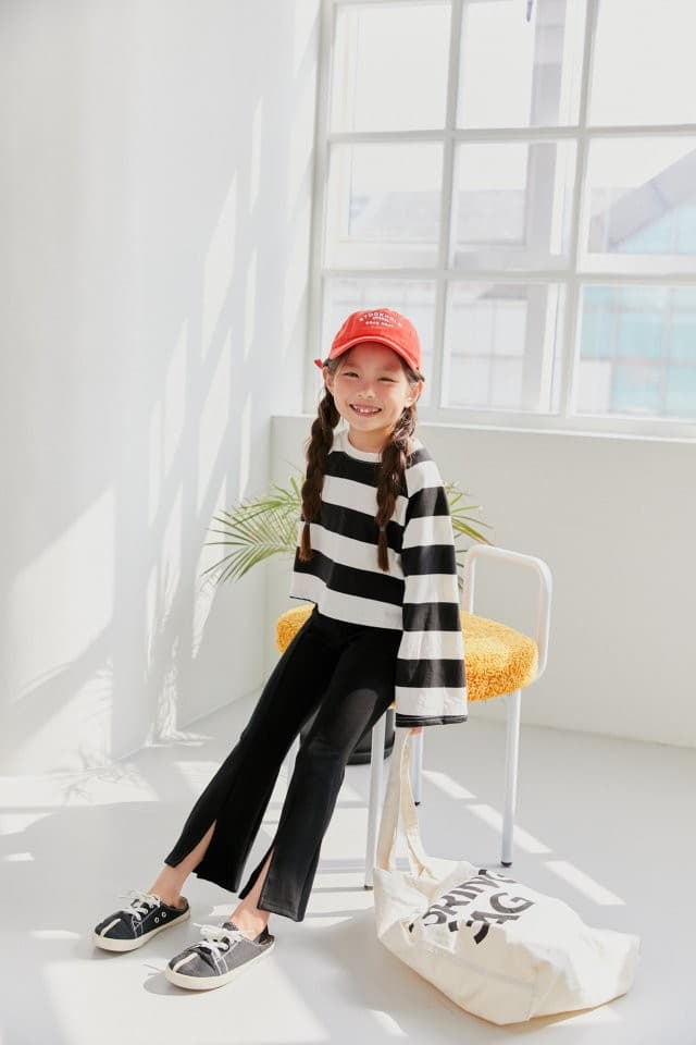 Dore Dore - Korean Children Fashion - #childofig - Slit Jeggings - 4