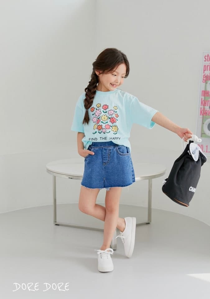 Dore Dore - Korean Children Fashion - #childrensboutique - Flower TEe - 10