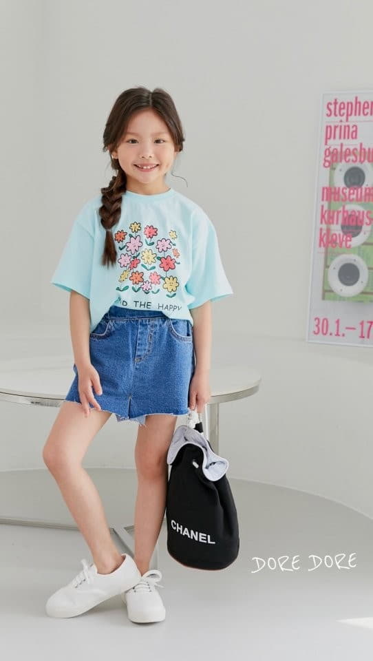 Dore Dore - Korean Children Fashion - #designkidswear - Flower TEe - 11