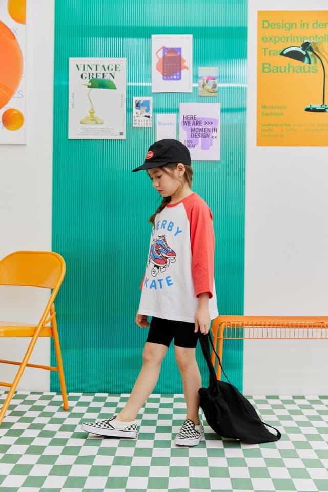 Dore Dore - Korean Children Fashion - #designkidswear - Skete Raglan Tee - 7