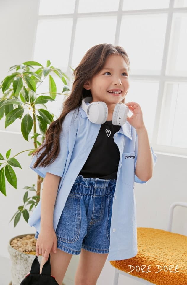 Dore Dore - Korean Children Fashion - #discoveringself - Heart Crop Tee