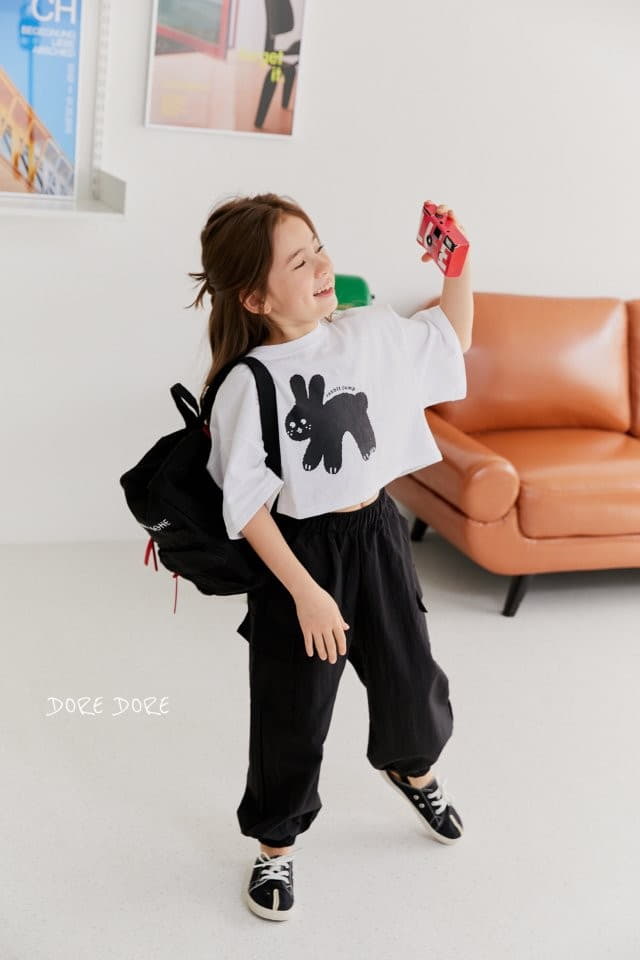 Dore Dore - Korean Children Fashion - #discoveringself - Rabbit Crop Tee