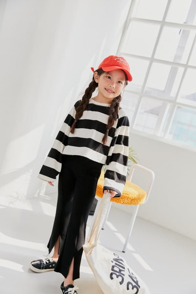 Dore Dore - Korean Children Fashion - #fashionkids - Slit Jeggings - 7