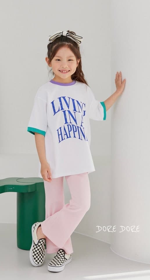 Dore Dore - Korean Children Fashion - #kidsshorts - Happy Color Tee - 2