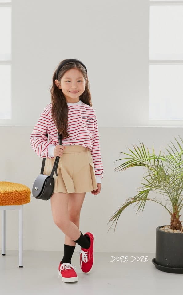 Dore Dore - Korean Children Fashion - #kidsshorts - Stripes Tee - 11