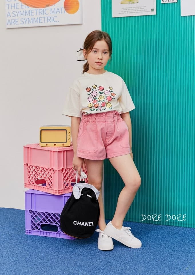 Dore Dore - Korean Children Fashion - #kidsstore - Flower TEe