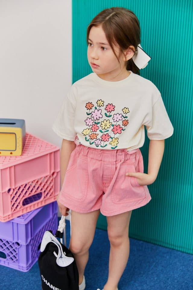 Dore Dore - Korean Children Fashion - #kidzfashiontrend - Flower TEe - 2