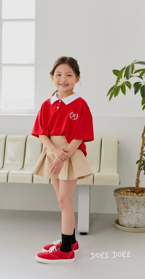 Dore Dore - Korean Children Fashion - #kidzfashiontrend - R Embrodiery Tee - 10