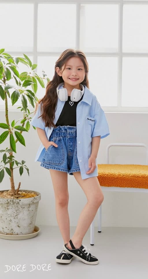 Dore Dore - Korean Children Fashion - #littlefashionista - Embroidery Shirt - 11