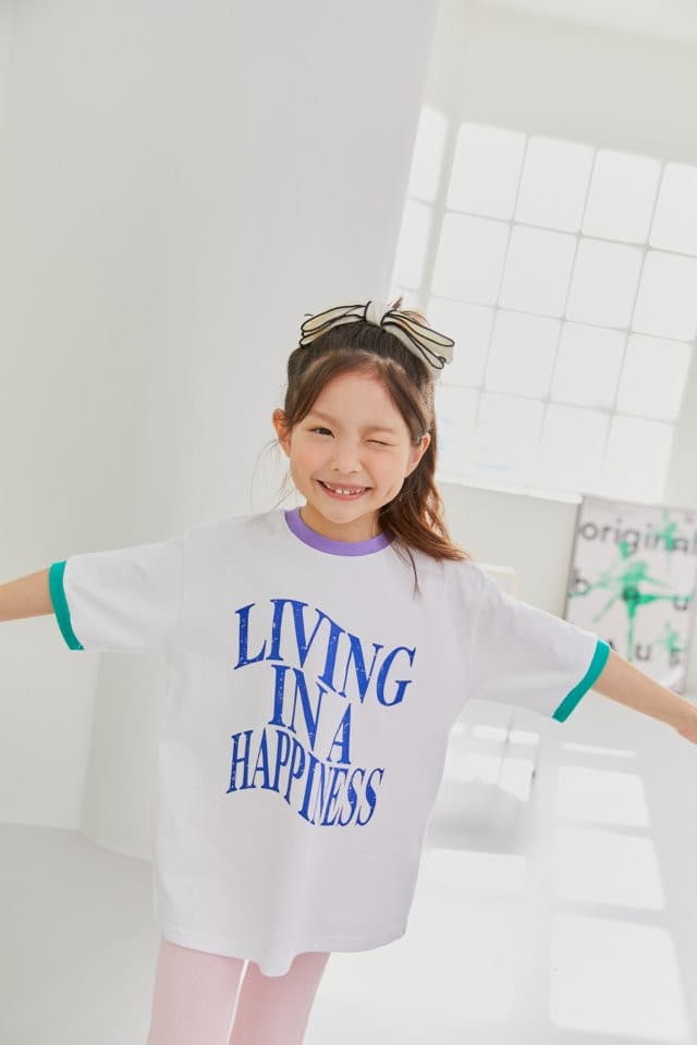 Dore Dore - Korean Children Fashion - #littlefashionista - Happy Color Tee - 6