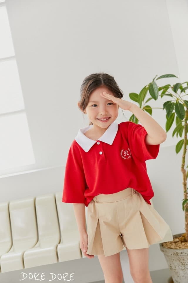 Dore Dore - Korean Children Fashion - #littlefashionista - R Embrodiery Tee - 12